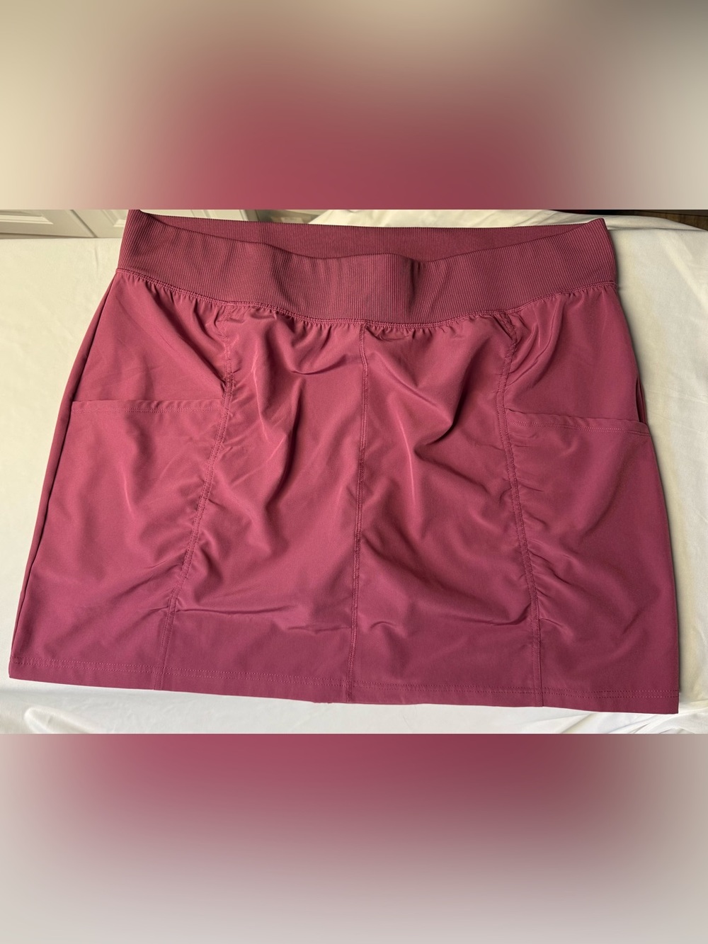 RBX Rose Pink Athletic Skort with Side Pockets